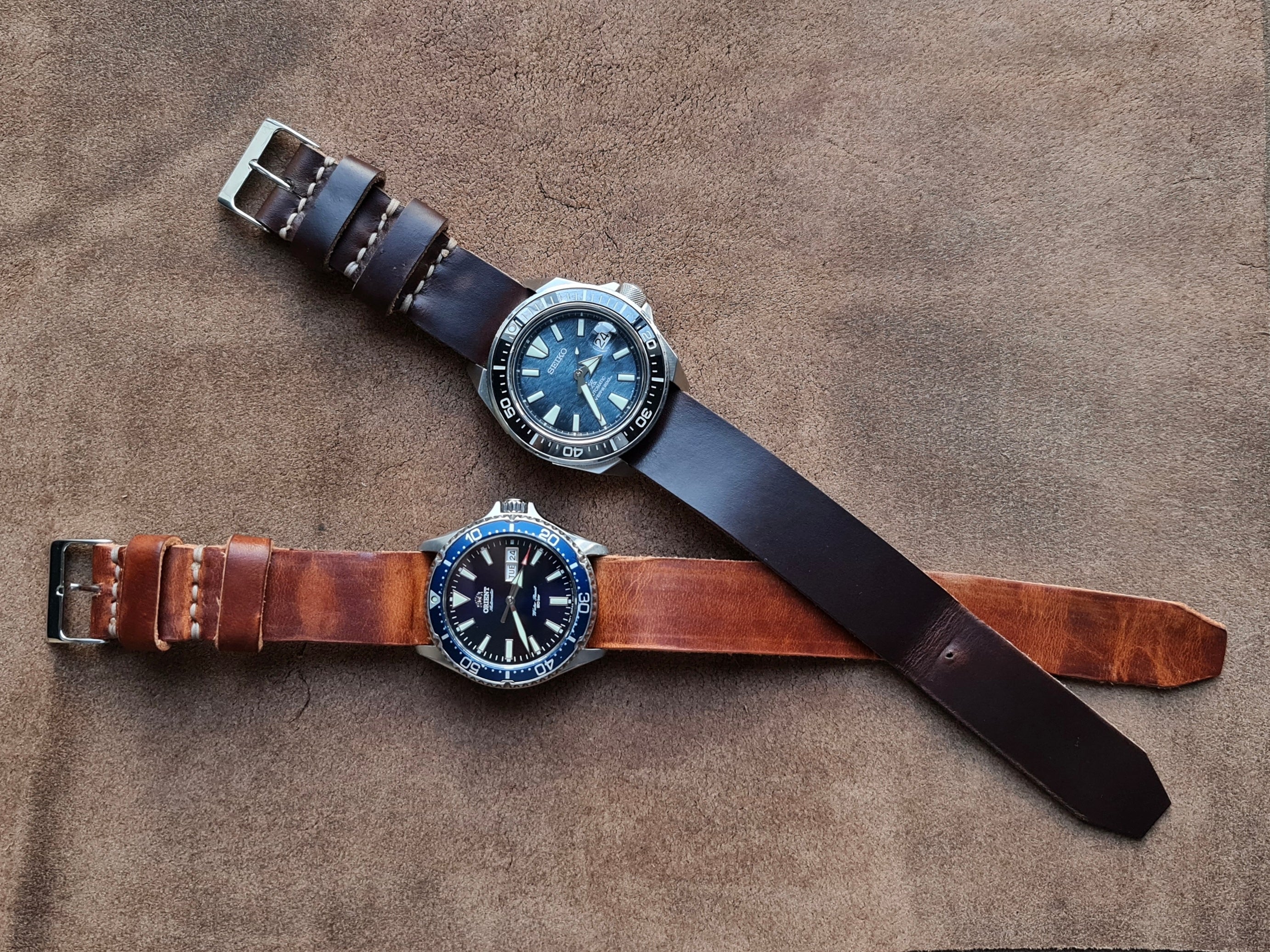 No. 1816 ZULU One-Piece Watch Strap - Horween Leather