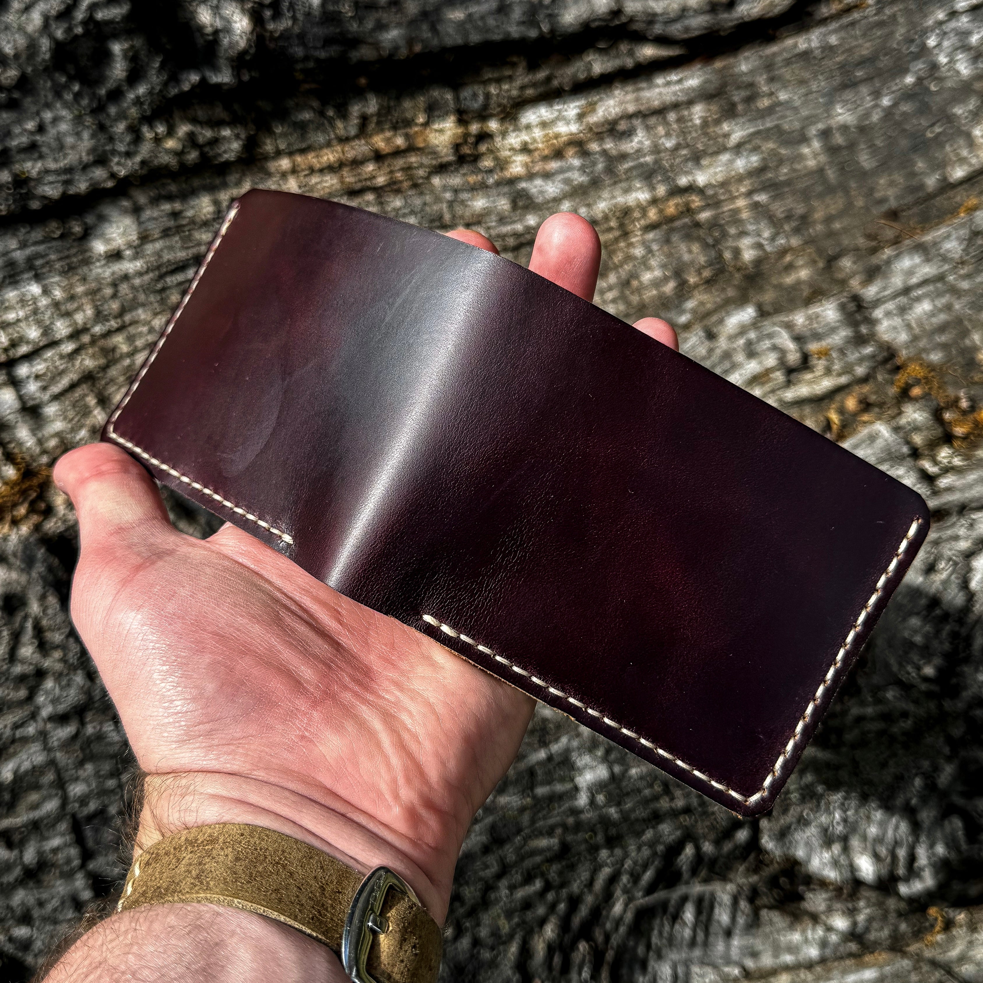 No. 2 FRONTIERSMAN Leather Bifold Wallet - Horween Chromexcel