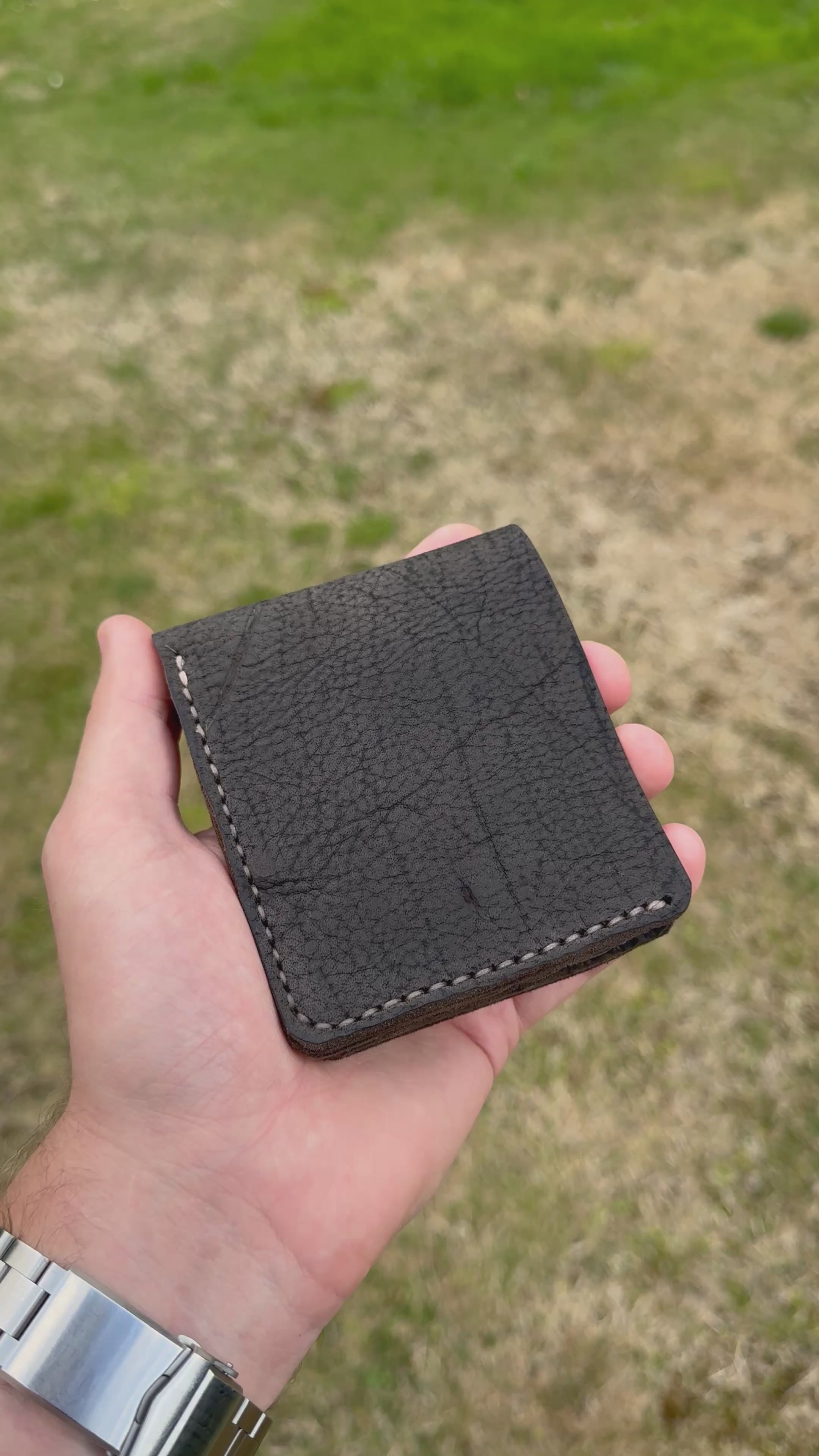No. 2 FRONTIERSMAN Leather Bifold Wallet - Wild African Kudu