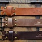No. 8 Vaquero Full Grain Leather Belt, Horween Leather, 3 Belts Side