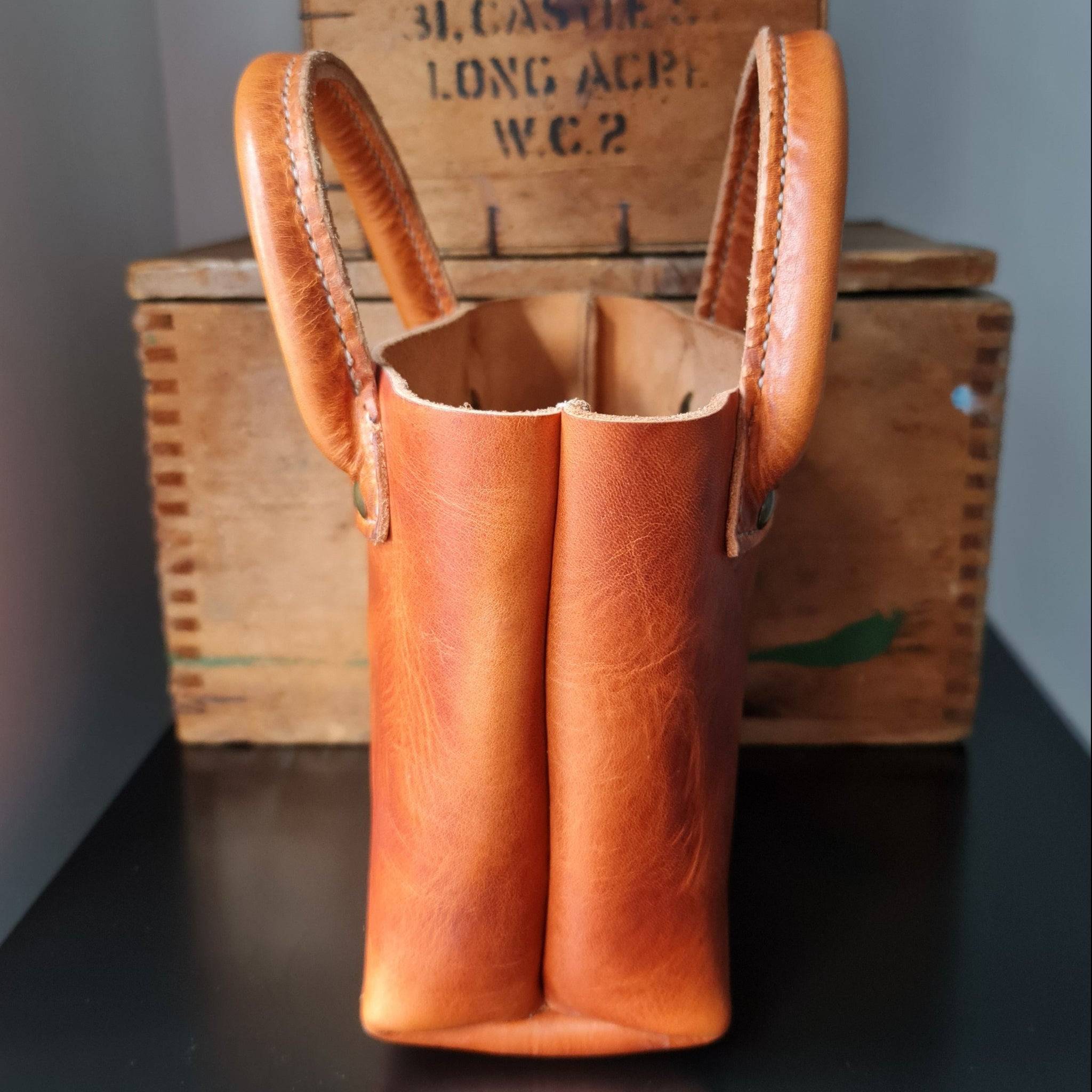 No. 62 CALGARY TOTE Stock Boer Leather Co