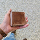 No. 3 Pioneer Billfold Coin Wallet, Horween Natural Chromexcel Leather, Front  Street Tilted